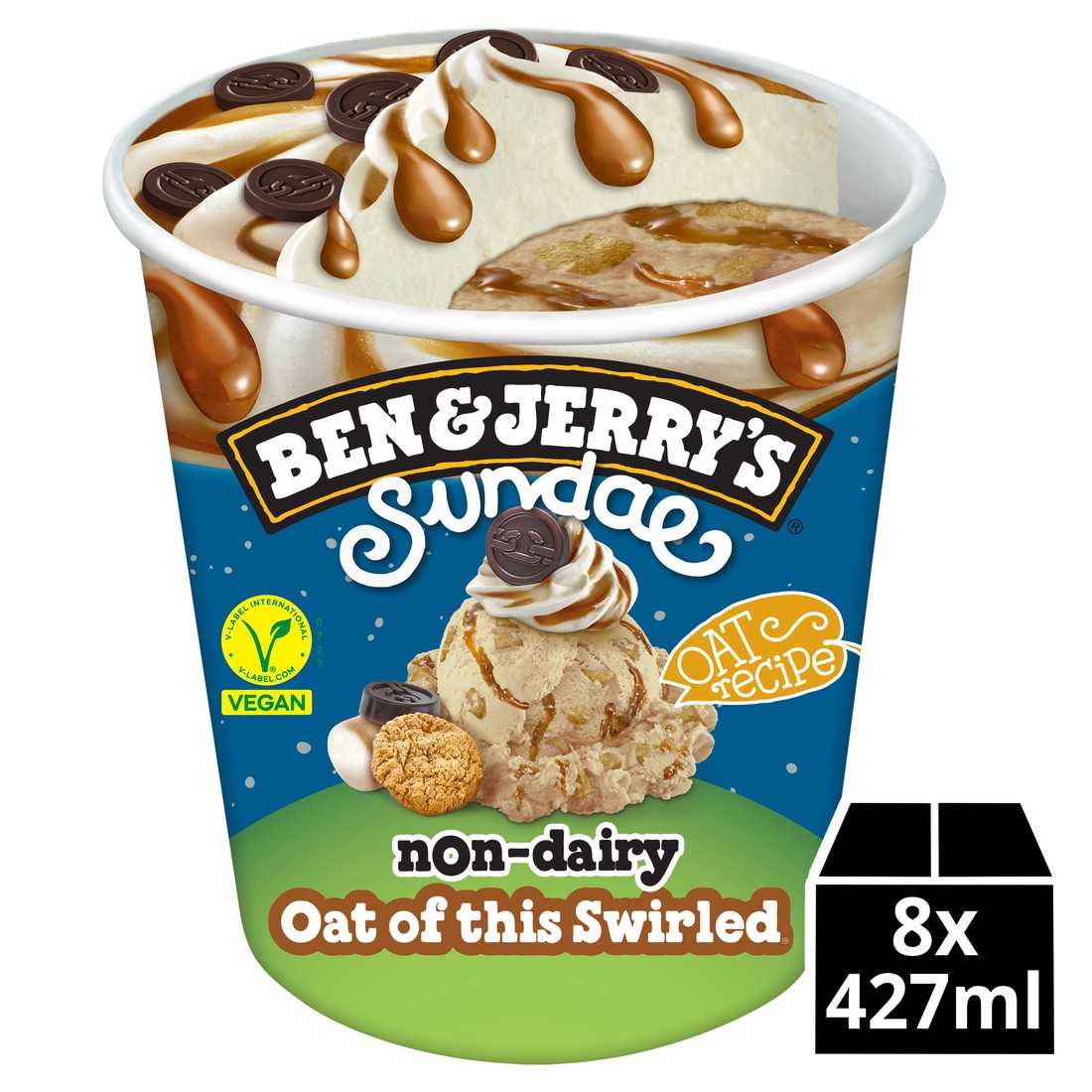 Ben & Jerry’s Non-Dairy Sundae Oat of this Swirled 427ml